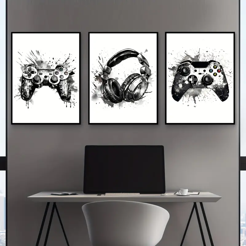3pcs frameless Canvas Painting - Gaming Accessories For Room recension och pris