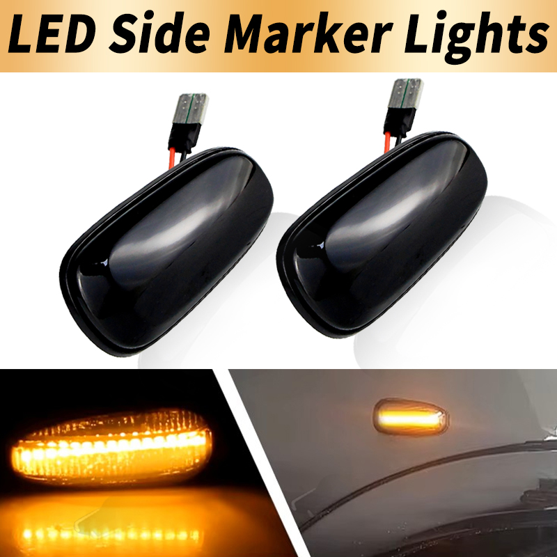 2PCS LED Dynamic Side Marker L - Gaming Accessories Rack recension och pris