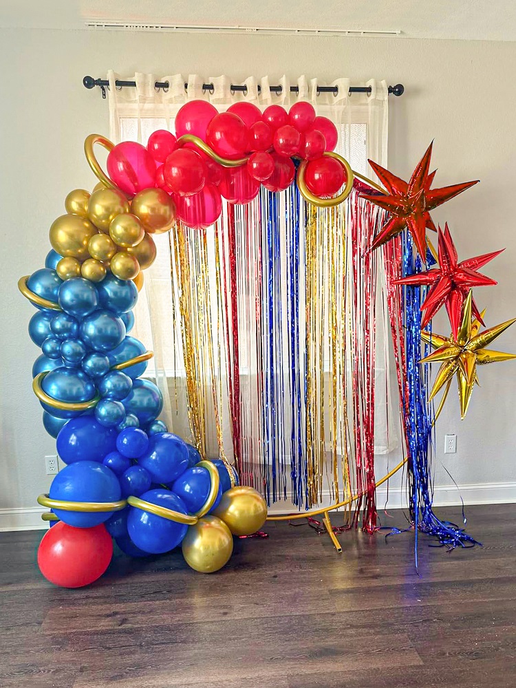 126pcs Kozee Red Blue Gold Bal - Gaming Accessories For Room recension och pris