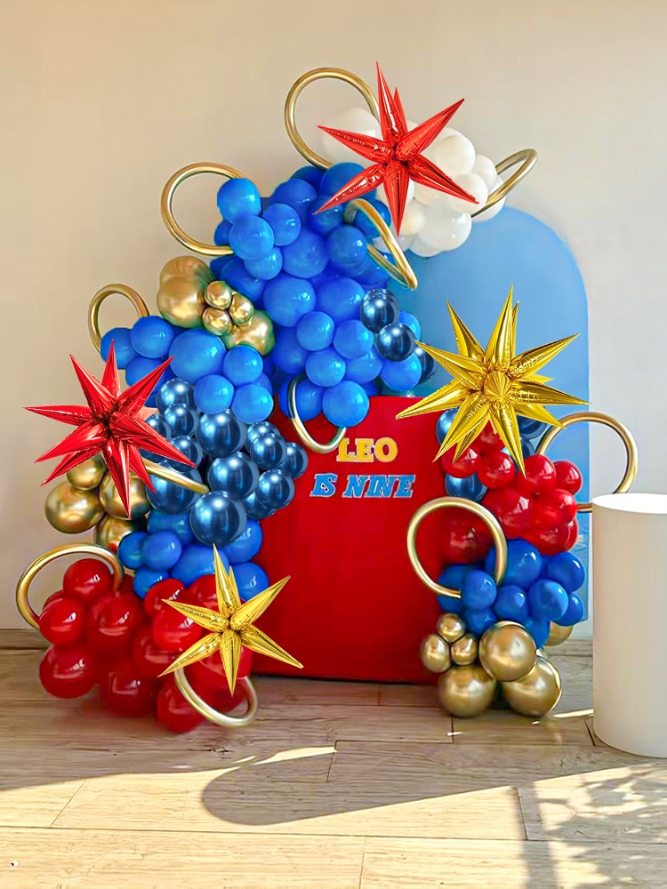 126pcs Kozee Red Blue Gold Bal - Gaming Accessories For Room recension och pris